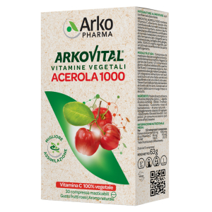 ARKOVITAL ACEROLA 1000 30 COMPRESSE MASTICABILI