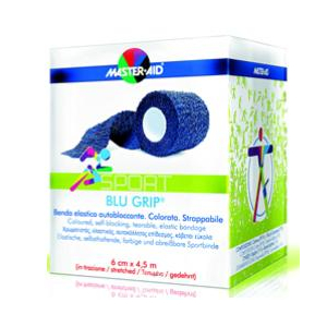 BENDA ELASTICA AUTOBLOCCANTE MASTER-AID BLUGRIP 6X4,5