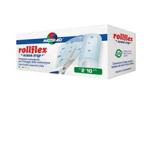 CEROTTO ADESIVO IMPERMEABILE MASTER-AID ROLLFLEX ACQUASTOP 2X10