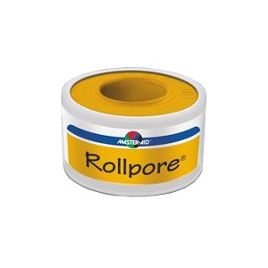 CEROTTO IN ROCCHETTO MASTER-AID ROLLPORE TESSUTO NON TESSUTO 5X1,25