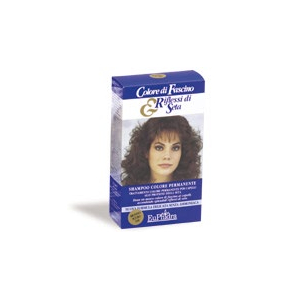 EUPHIDRA COLORE DI FASCINO & RIFLESSI DI SETA SHAMPOO COLORE PERMANENTE 45 CASTANO CHIARO 120 ML