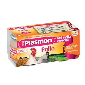 PLASMON OMOGENEIZZATO POLLO 80 G X 2 PEZZI