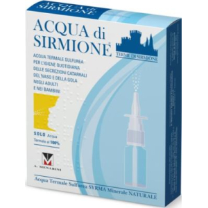 ACQUA SIRMIONE MINERALE NATURALE 6 FIALE 15 ML