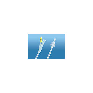 CATETERE FOLEY CH22 PUNTA CHIUSA 2 VIE 2 FORI LATERALI IN LATTICE RICOPERTO DI SILICONE 1 PEZZO