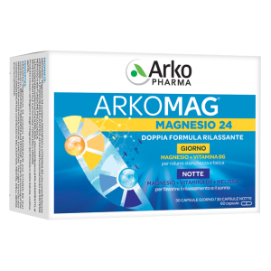 ARKOMAG MAGNESIO 24 GIORNO&NOTTE 60 CAPSULE