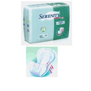 PANNOLONE PER INCONTINENZA SAGOMATO SERENITY SOFTDRY+ ALOE SUPER 30 PEZZI