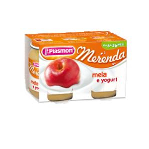 PLASMON OMOGENEIZZATO YOGURT MELA 120 G X 2 PEZZI