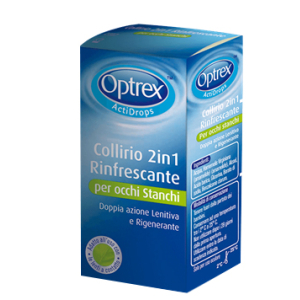 GOCCE OCULARI OPTREX ACTIDROPS 2IN1 RINFRESCANTE OCCHI STANCHI 1 PEZZO