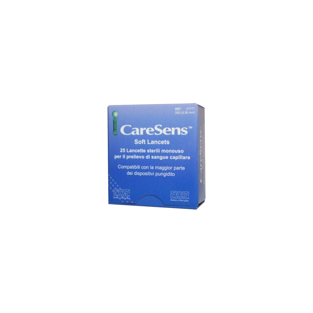 LANCETTE PUNGIDITO CARESENS SOFT 25 PEZZI