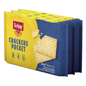 SCHAR CRACKERS POCKET SENZA LATTOSIO 3 PEZZI DA 50 G