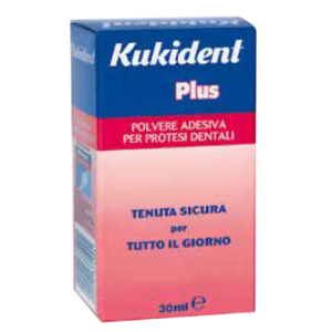 KUKIDENT PLUS POLVERE ADESIVA PER PROTESI DENTARIE 30 G