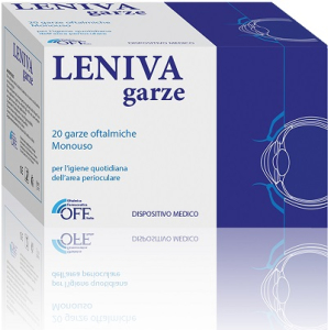 LENIVA GARZE OFTALMICHE 20 PEZZI