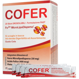 COFER 20 STICK OROSOLUBILI GUSTO COLA