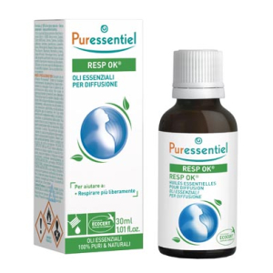 MISCELA RESP OK OLI ESSENZIALI PER DIFFUSIONE 30 ML PURESSENTIEL ECOCERT