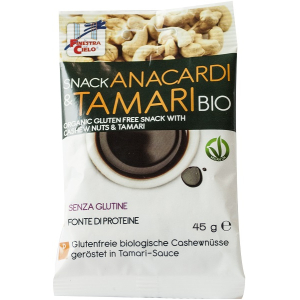 FSC SNACK ANACARDI E TAMARI BIO VEGAN FONTE DI FIBRE 45 G