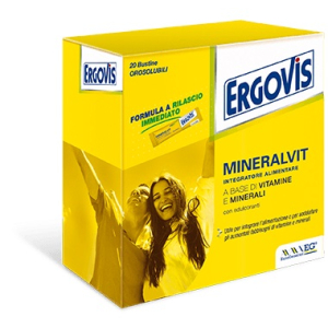 ERGOVIS MINERALVIT 20 BUSTE OROSOLUBILI 30 G