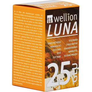 WELLION LUNA 25 STRIPS STRISCE PER MISURAZIONE GLICEMIA