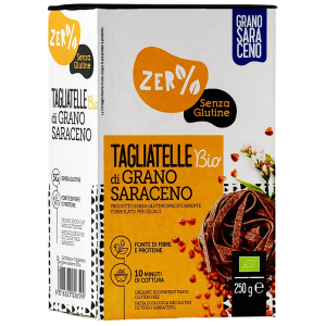 ZERO% GLUTINE TAGLIATELLE A NIDO DI GRANO SARACENO INTEGRALESENZA GLUTINE BIO 250 G