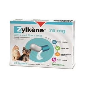 ZYLKENE CANI E GATTI FINO A 10KG 20 CAPSULE 75 MG