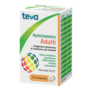 MULTIVITAMINICO ADULTI TEVA 30 COMPRESSE 30 G