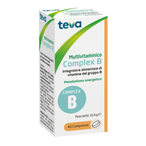 MULTIVITAMINICO COMPLEX B TEVA 40 COMPRESSE 16,4 G