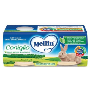 MELLIN OMOGENEIZZATO CONIGLIO 2 X 80 G