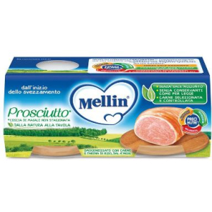 MELLIN OMOGENEIZZATO PROSCIUTTO 2 PEZZI X 80 G