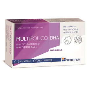 MULTIFOLICO DHA 30 CAPSULE + 30 COMPRESSE