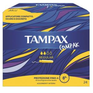 TAMPAX COMPAX REGULAR 24 PEZZI