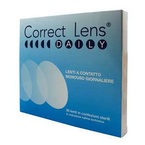 CORRECT LENS DAILY LENTI CONTATTO MONOUSO GIORNALIERE 3,50 30 PEZZI