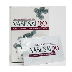 VASESAL 20 6 BUSTINE PLURIDOSE DA 5 ML UNGUENTO CHERATOLITICO