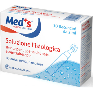 SOLUZIONE FISIOLOGICA MEDS STERILE ASTX10 FL 2ML