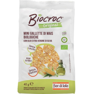 FIOR DI LOTO BIOCROC MINI GALLETTE DI MAIS BIO 40 G