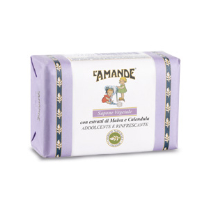 L'AMANDE MARSEILLE SAPONE VEGETALE MALVA/CALENDULA 200 G