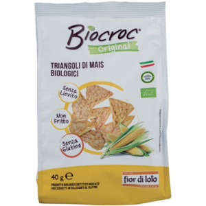 FIOR DI LOTO BIOCROC TRIANGOLI DI MAIS BIO 40 G