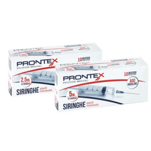 SIRINGA PRONTEX 5 ML AGO IND 10 PEZZI