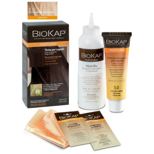 BIOKAP NUTRICOLOR 10,0 NEW BIONDO EXTRA CHIARISSIMO TINTA TUBO + FLACONE