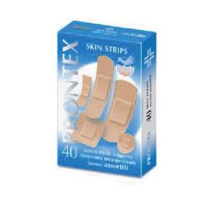 CEROTTO PRONTEX SKIN STRIPS 6 FORMATI ASSORTITI ASTUCCIO 40 PEZZI