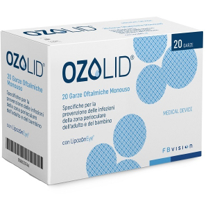 GARZA OZOLID OFTALMICA TNT CON OLIO OZONIZZATO IN FOSFOLIPIDI LIPOZONEYE 20 PEZZI