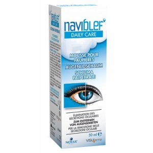 NAVIBLEF DAILY CARE SCHIUMA PER RIMOZIONE SECREZIONI OCULARI DA PALPEBRE E CIGLIA 50 ML