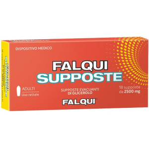 SUPPOSTE FALQUI 18 SUPPOSTE CON GLICERINA 2500MG ADULTI