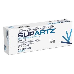 SIRINGA PRERIEMPITA INTRA-ARTICOLARE SUPARTZ ACIDO IALURONICO 25 MG 2,5 ML 1 PEZZO