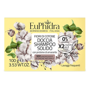 EUPHIDRA DOCCIA SHAMPOO SOLIDO FIORI DI COTONE 100 G