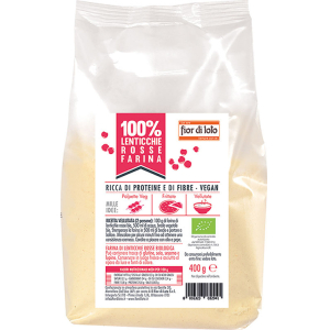 FIOR DI LOTO FARINA DI LENTICCHIE ROSSE BIO 400 G