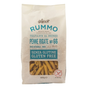 RUMMO PENNE RIGATE N66 DI RISO INTEGRALE E MAIS 400 G