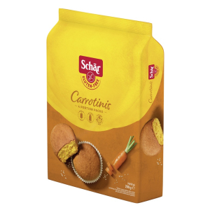 SCHAR CARROTINIS TORTINE ALLA CAROTA 4 PORZIONI DA 50 G