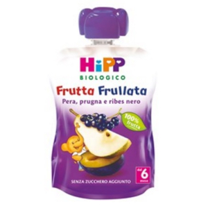 HIPP BIO FRUTTA FRULLATA PERA PRUGNA RIBES 90 G