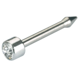 BLOMDAHL PIERCING NASO MINI BEZEL 3MM CRYSTAL