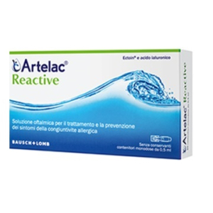 ARTELAC REACTIVE SOLUZIONE OFTALMICA MONODOSE 10 UNITA' DA 0,5 ML