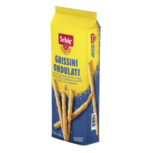 SCHAR GRISSINI ONDULATI SALATI IN SUPERFICIE 3 PORZIONI DA 50 G